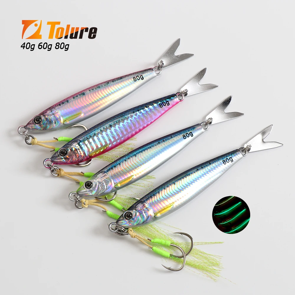 TOLU-señuelo de plantilla de Metal de hundimiento rápido, impreso en 3D, 20g, 30g, 40g, 60g, 80g, señuelo de pesca de fundición en tierra, plantilla de Metal Vertical, novedad de 2024 – AliExpress 18